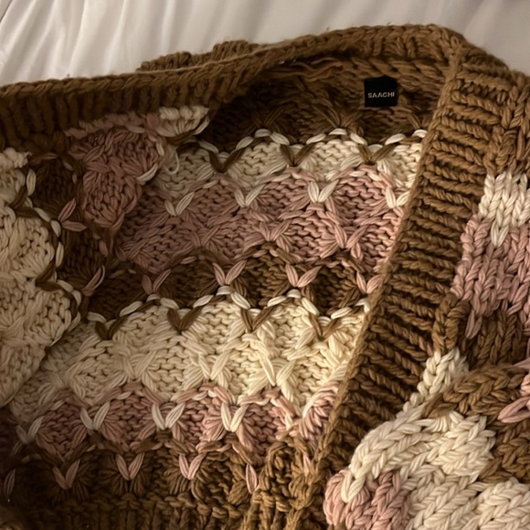 SAACHI CAMILLA OPEN FRONT CROP CARDIGAN 🧶🧵🪡 - Picture 6 of 8